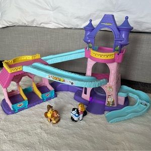 Fisher Price Little People Disney Princess Klip Klop Stable Castle